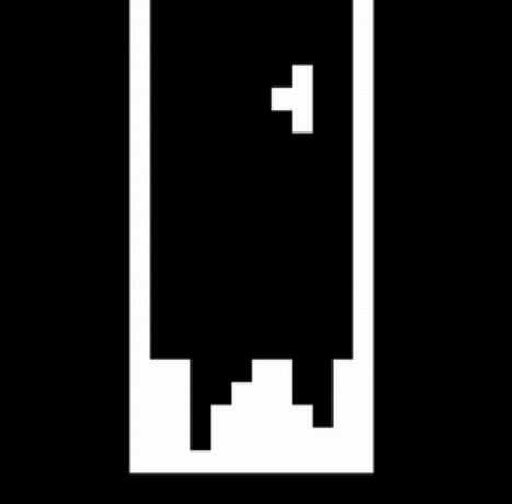 Tetris running on the Oxid-8.